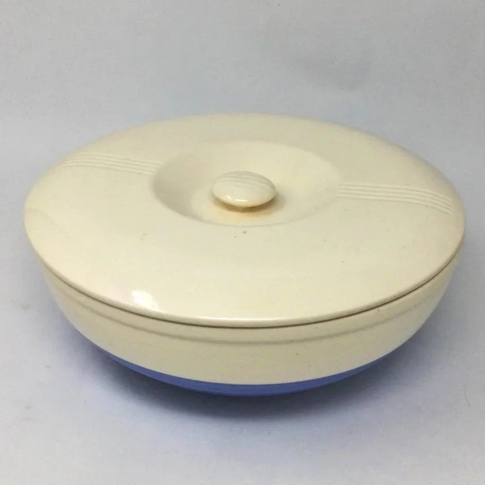 National Brotherhood Pottery MCM Bowl and Lid
